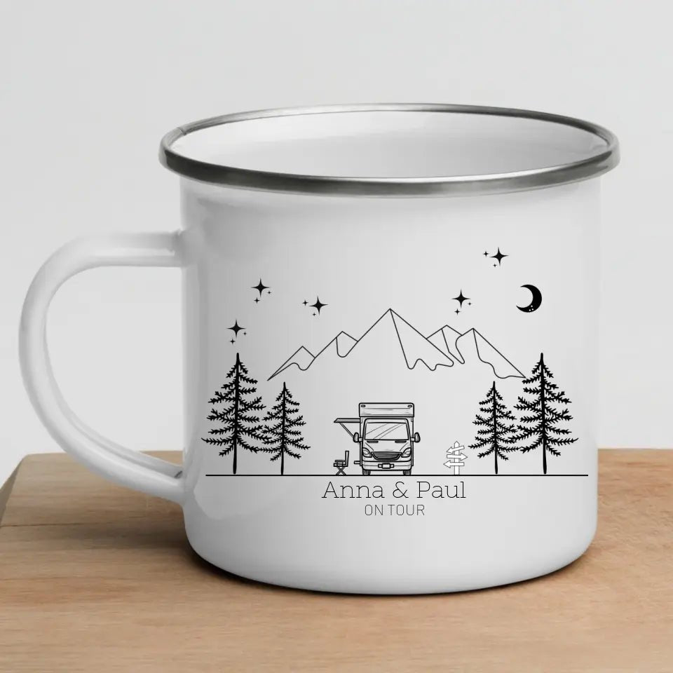 Emaille Camping Tasse Wohnmobil Little Mathilda Little Mathilda Customizer