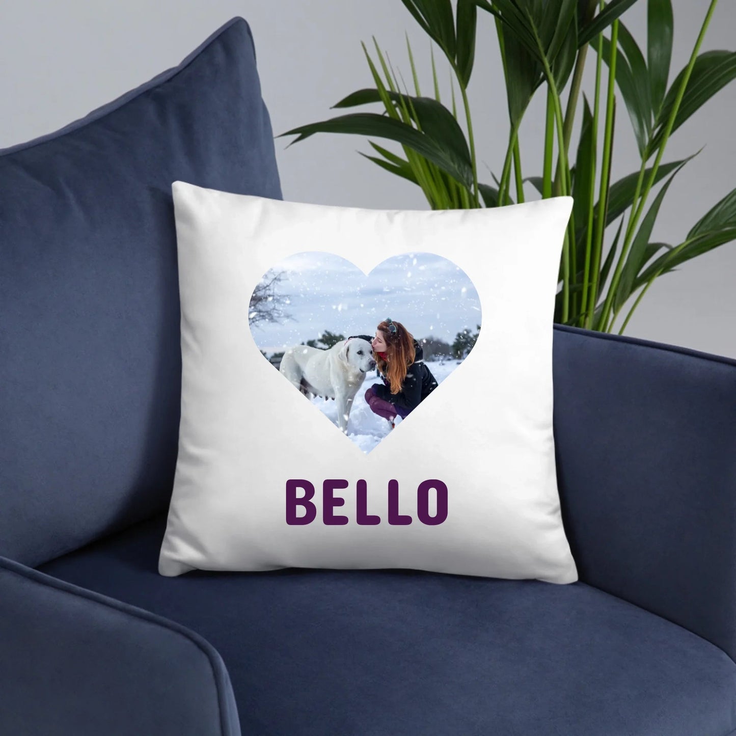 Hundekissen mit Foto Little Mathilda merchOne Customizer