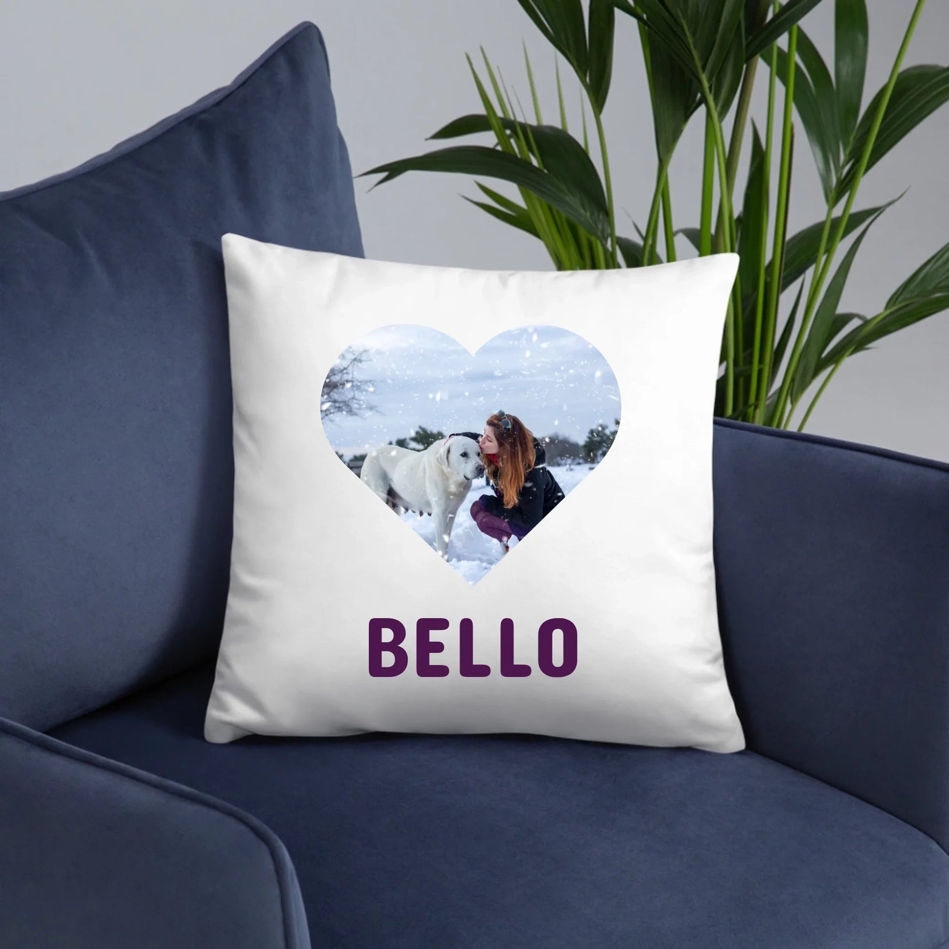 Hundekissen mit Foto Little Mathilda merchOne Customizer