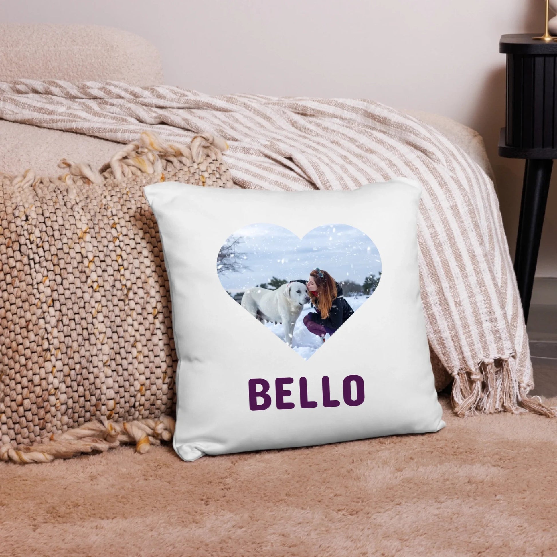 Hundekissen mit Foto Little Mathilda merchOne Customizer