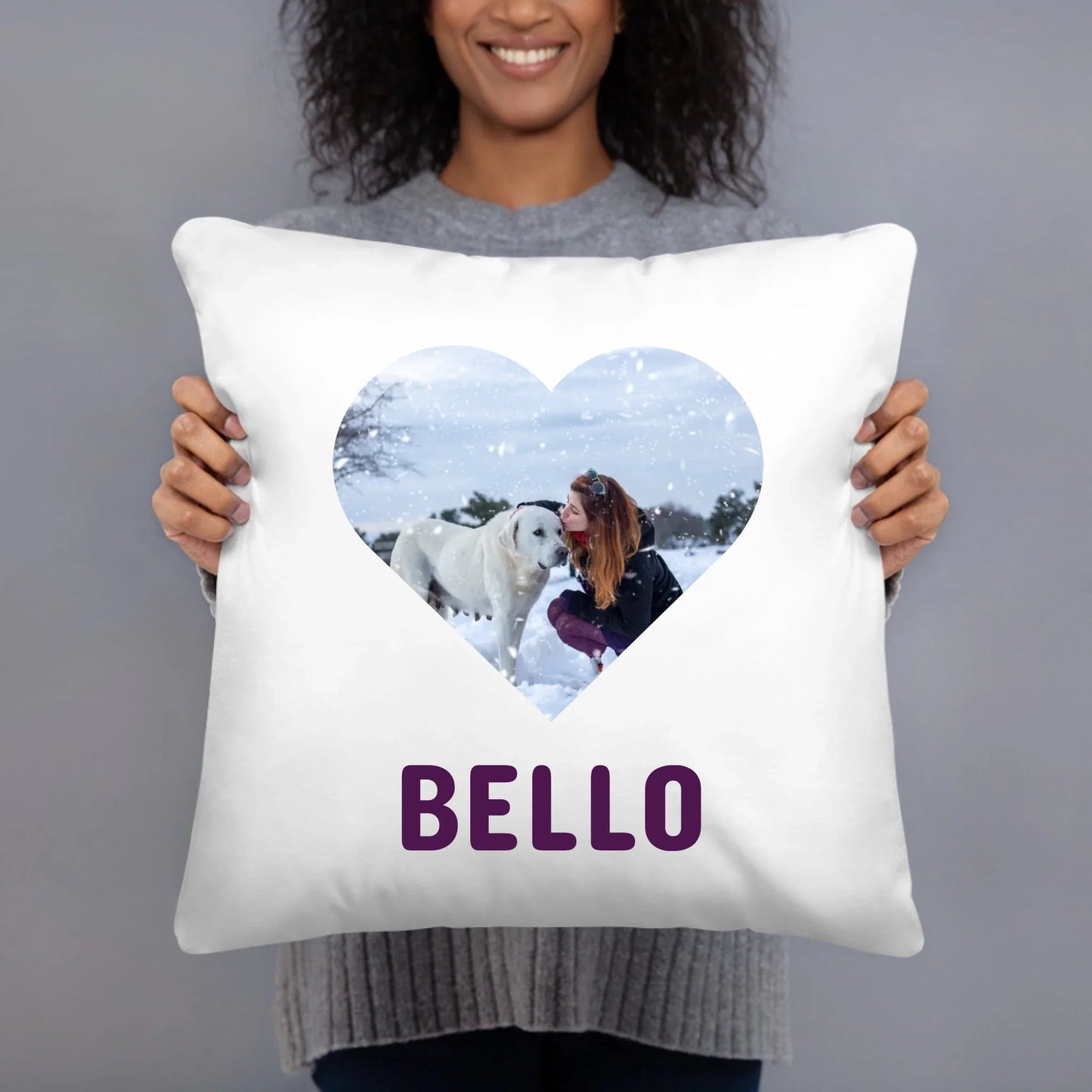 Hundekissen mit Foto Little Mathilda merchOne Customizer