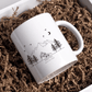 Personalisierte "Ski Emaille Tasse" Little Mathilda Little Mathilda Customizer