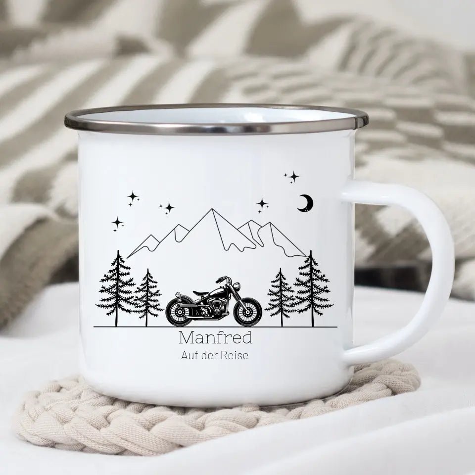 Retro Motorrad Camping Tasse Little Mathilda Little Mathilda Customizer