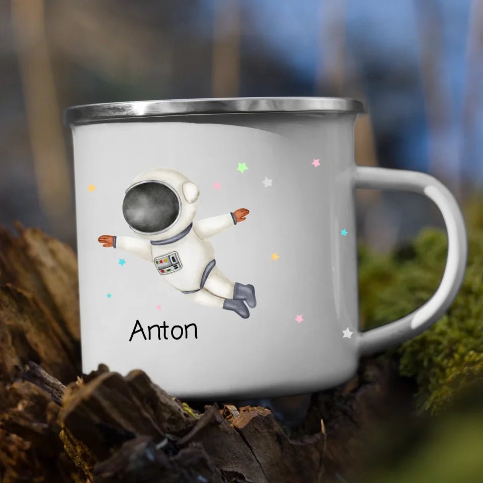Astronauten Kindertasse Little Mathilda Little Mathilda Emaille Tasse