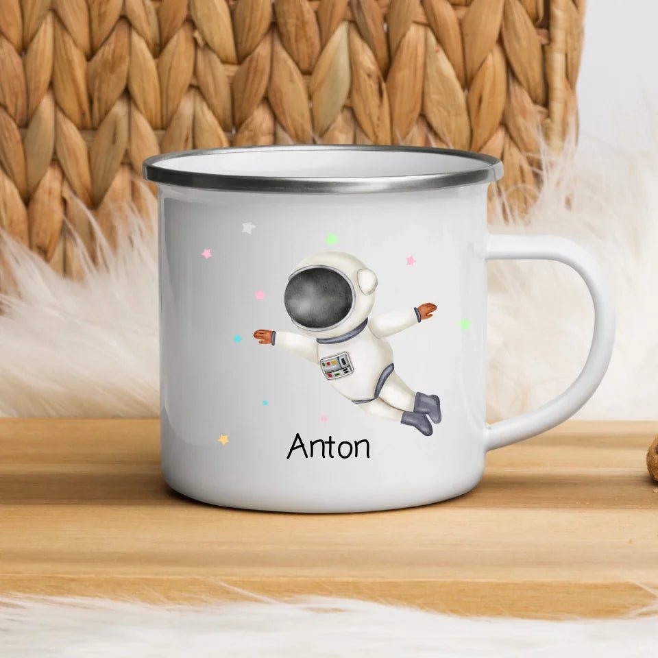 Astronauten Kindertasse Little Mathilda Little Mathilda Emaille Tasse