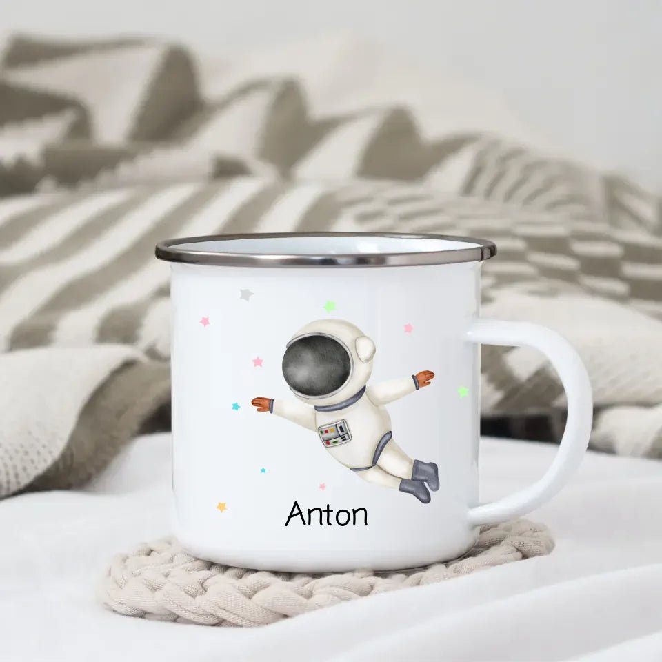 Astronauten Kindertasse Little Mathilda Little Mathilda Emaille Tasse