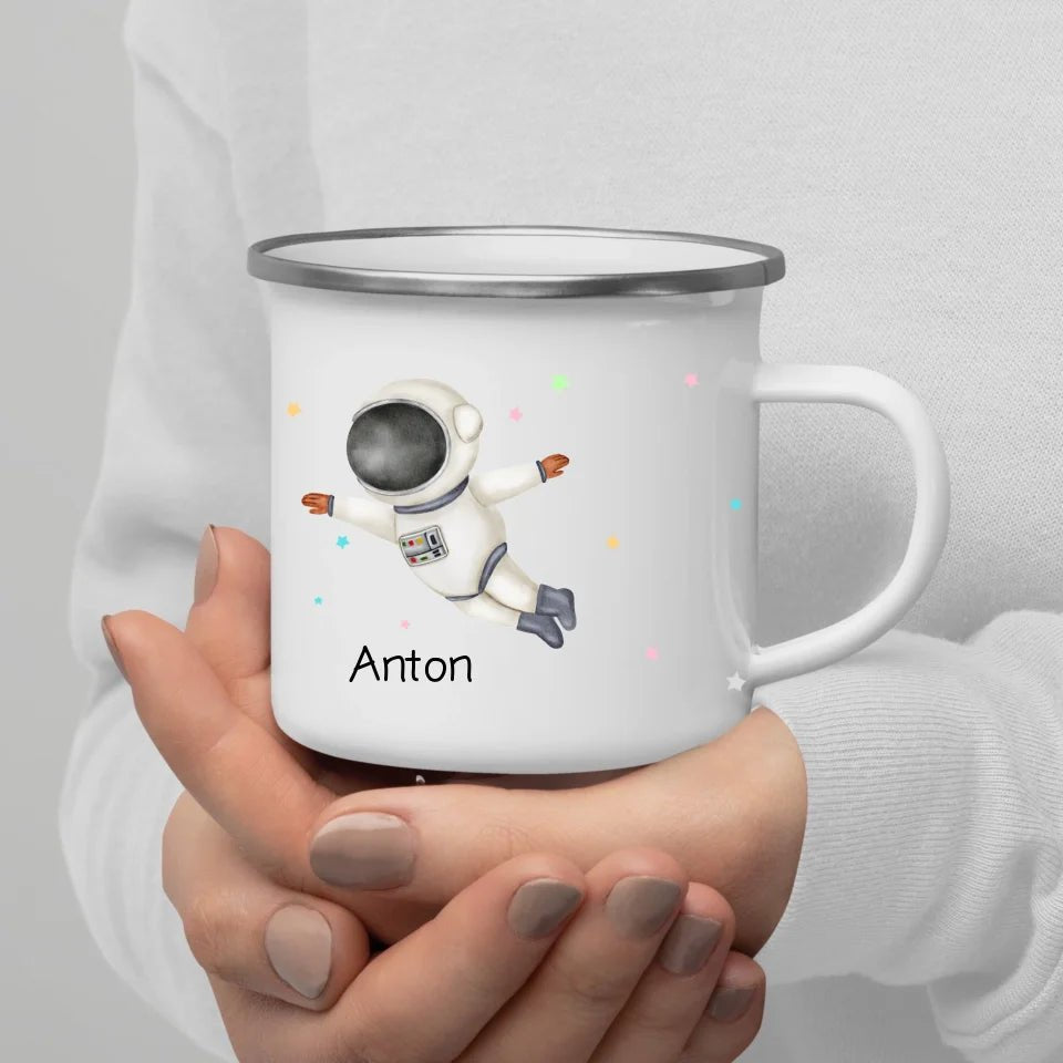 Astronauten Kindertasse Little Mathilda Little Mathilda Emaille Tasse