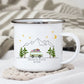 Bunter Reisecamper mit Gepäck Little Mathilda Little Mathilda Emaille Tasse