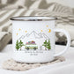 Bunter Reisecamper mit Gepäck Little Mathilda Little Mathilda Emaille Tasse