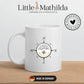 Camping Tasse "Personalisierter Kompass" Little Mathilda Little Mathilda Emaille Tasse