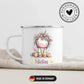 Einhorn Tasse: Personalisierte Kindertasse mit Namen Little Mathilda Little Mathilda Emaille Tasse