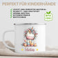 Einhorn Tasse: Personalisierte Kindertasse mit Namen Little Mathilda Little Mathilda Emaille Tasse
