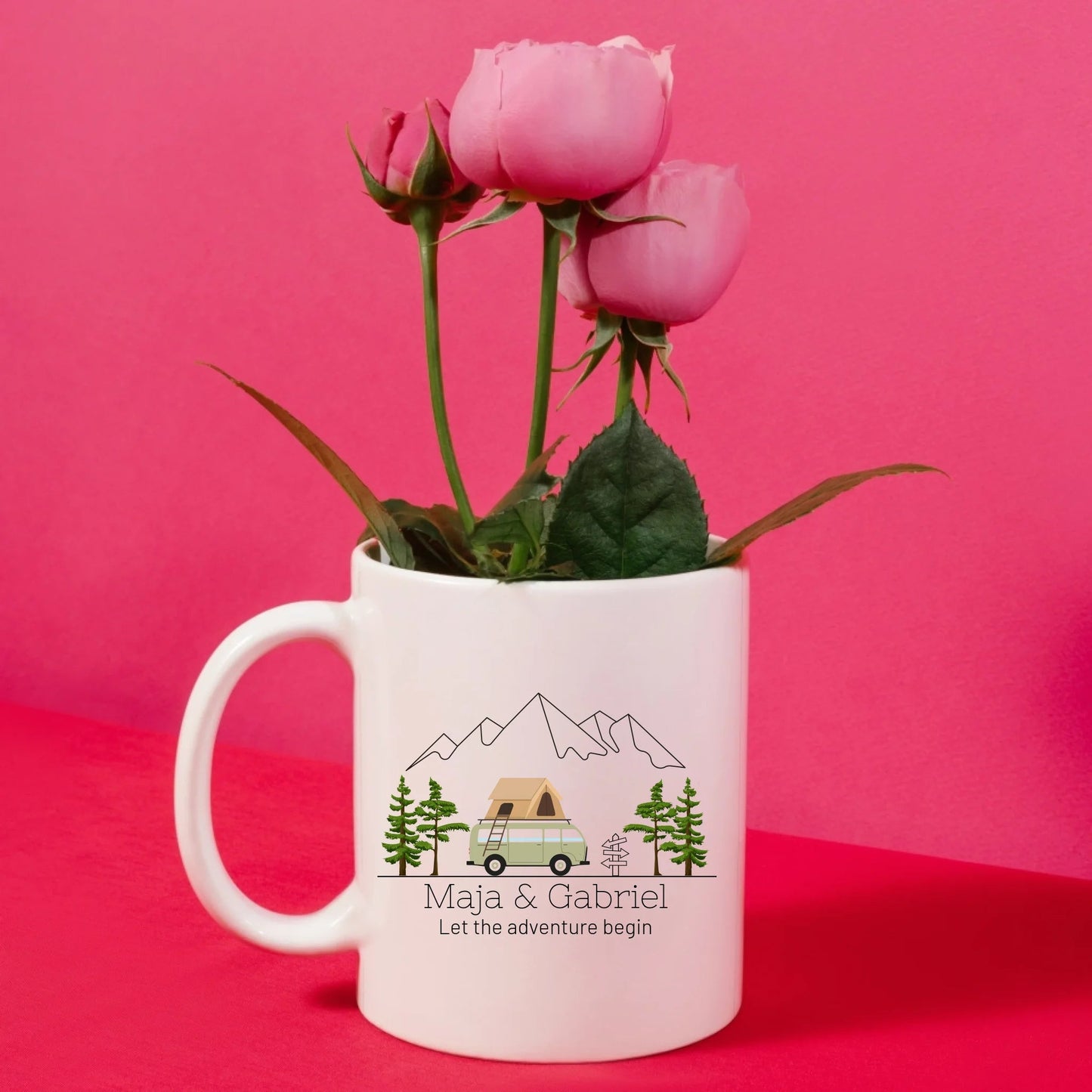 Emaille Camping Tasse Dachzelt Little Mathilda Little Mathilda Emaille Tasse