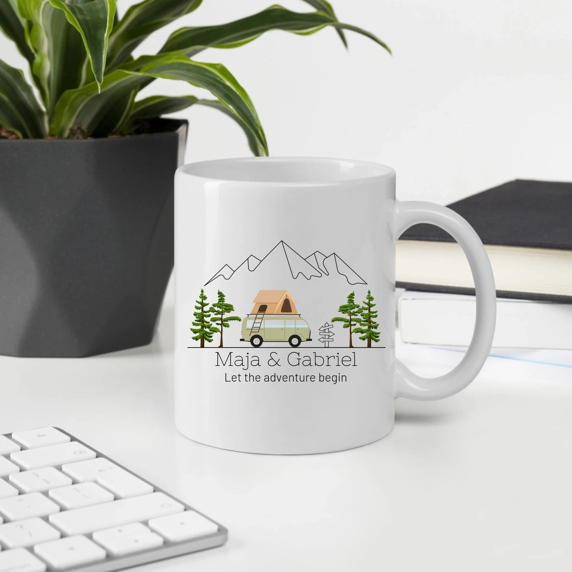 Emaille Camping Tasse Dachzelt Little Mathilda Little Mathilda Emaille Tasse