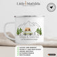 Emaille Camping Tasse Dachzelt Little Mathilda Little Mathilda Emaille Tasse