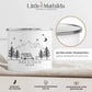 Emaille Camping Tasse mit Camping Anhänger Little Mathilda Little Mathilda Emaille Tasse
