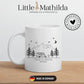 Emaille Camping Tasse mit Camping Anhänger Little Mathilda Little Mathilda Emaille Tasse