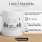 Emaille Camping Tasse mit Camping Anhänger Little Mathilda Little Mathilda Emaille Tasse