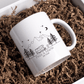 Emaille Camping Tasse mit vintage Wohnmobil Little Mathilda Little Mathilda Emaille Tasse