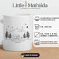 Emaille Camping Tasse mit Wohnmobil Illustration Little Mathilda Little Mathilda Emaille Tasse