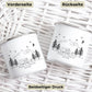 Emaille Camping Tasse mit Wohnmobil Illustration Little Mathilda Little Mathilda Emaille Tasse