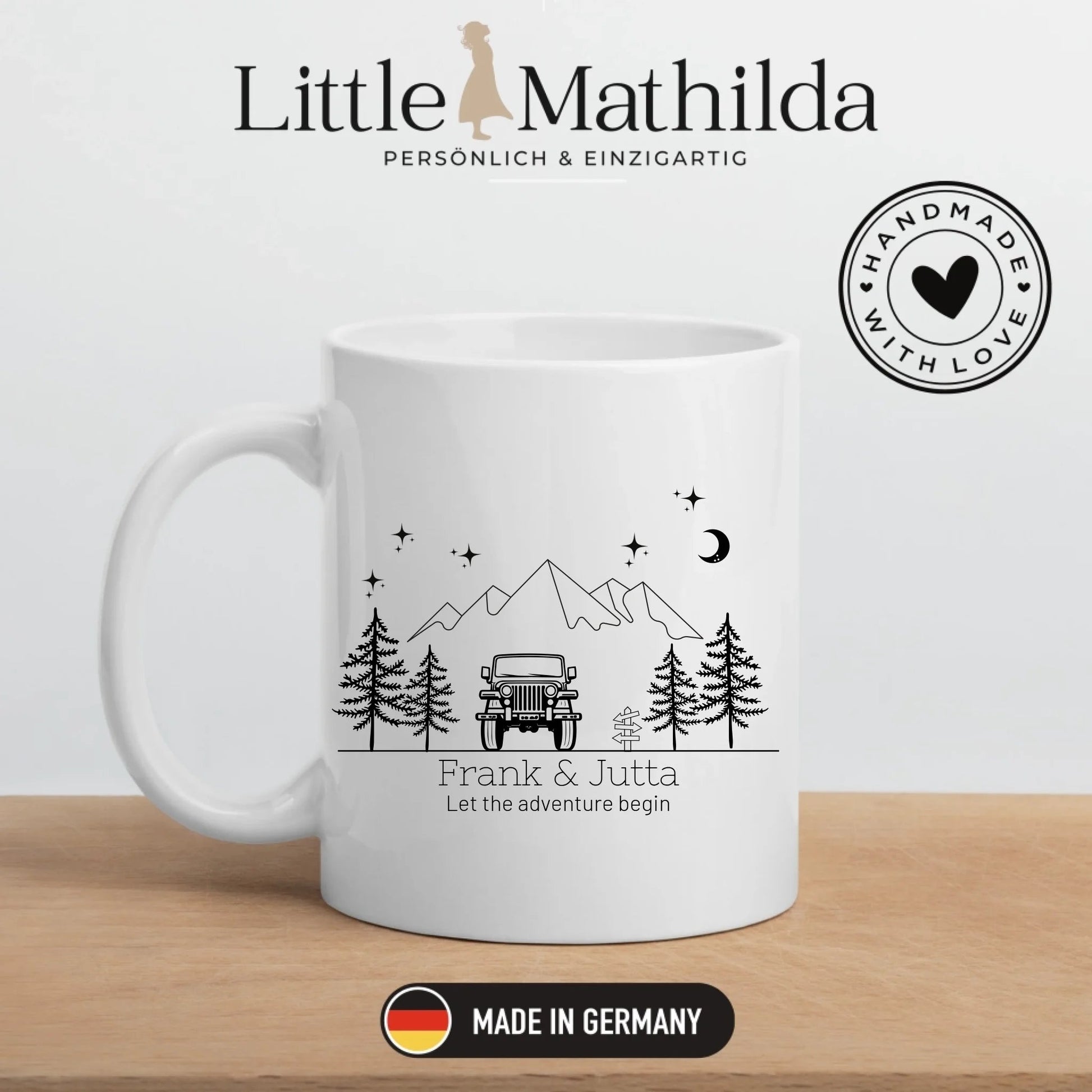 Emaille Camping Tasse Offroad Little Mathilda Little Mathilda Emaille Tasse