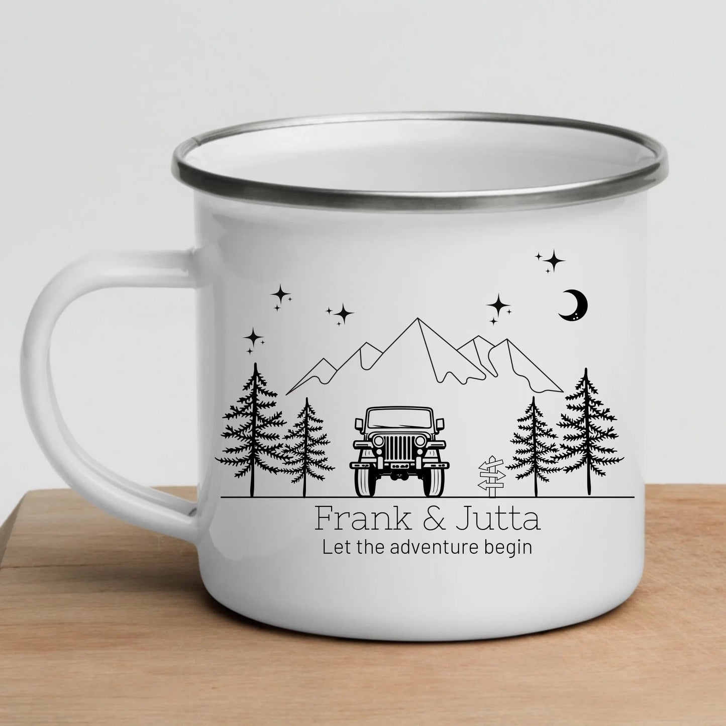 Emaille Camping Tasse Offroad Little Mathilda Little Mathilda Emaille Tasse