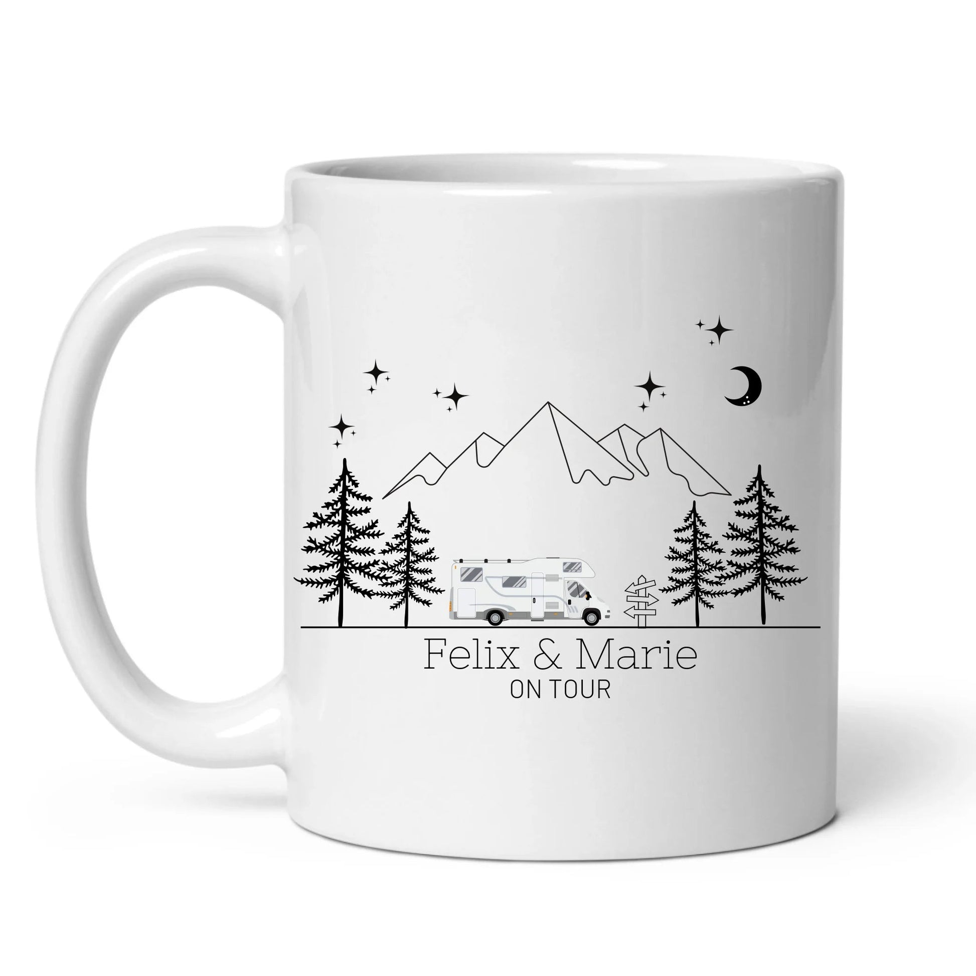 Emaille Camping Tasse realistisches Wohnmobil Little Mathilda Little Mathilda Emaille Tasse