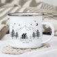 Emaille Camping Tasse Rennrad Fahrer Little Mathilda Little Mathilda Emaille Tasse