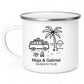 Emaille Camping Tasse Sommerurlaub Little Mathilda Little Mathilda Emaille Tasse