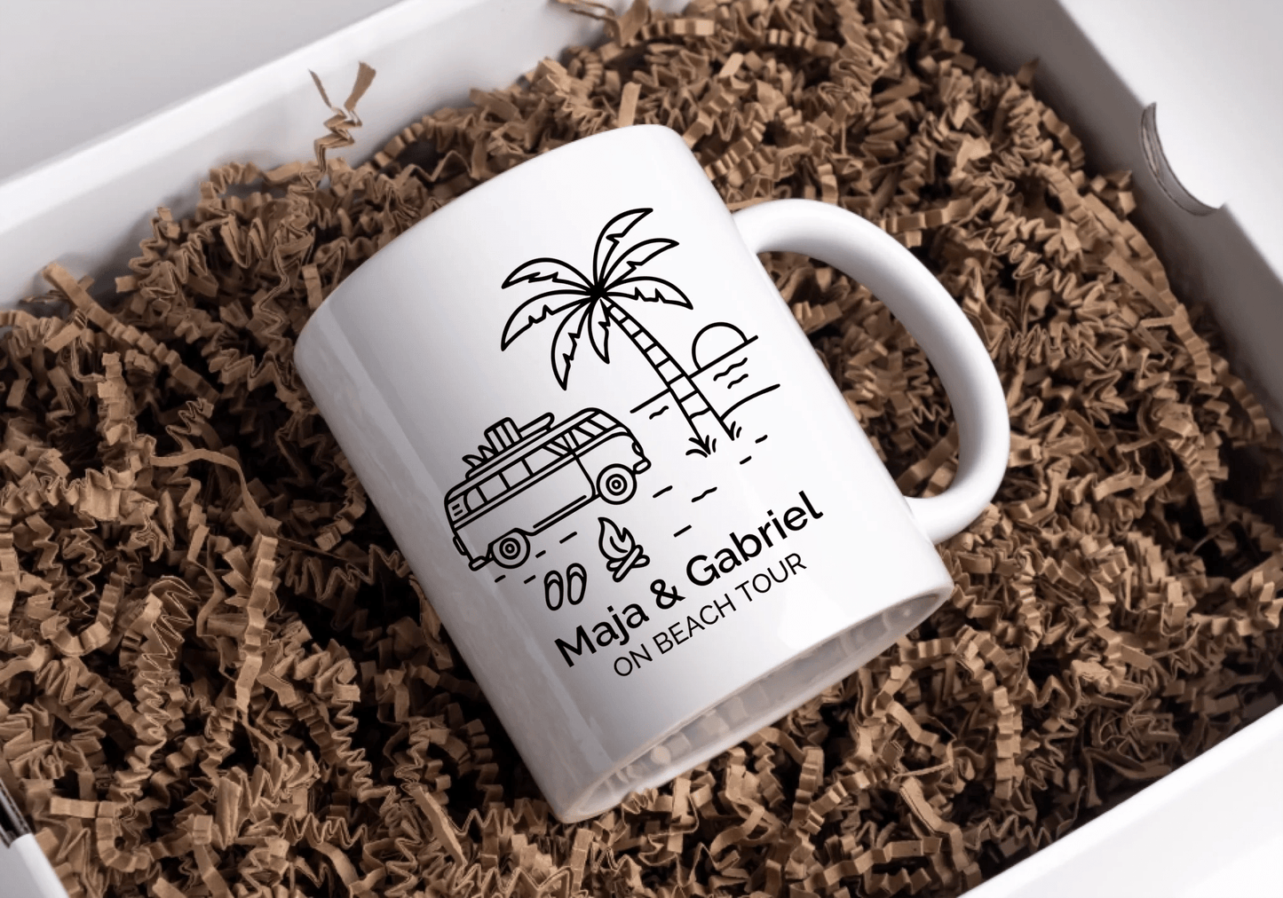Emaille Camping Tasse Sommerurlaub Little Mathilda Little Mathilda Emaille Tasse