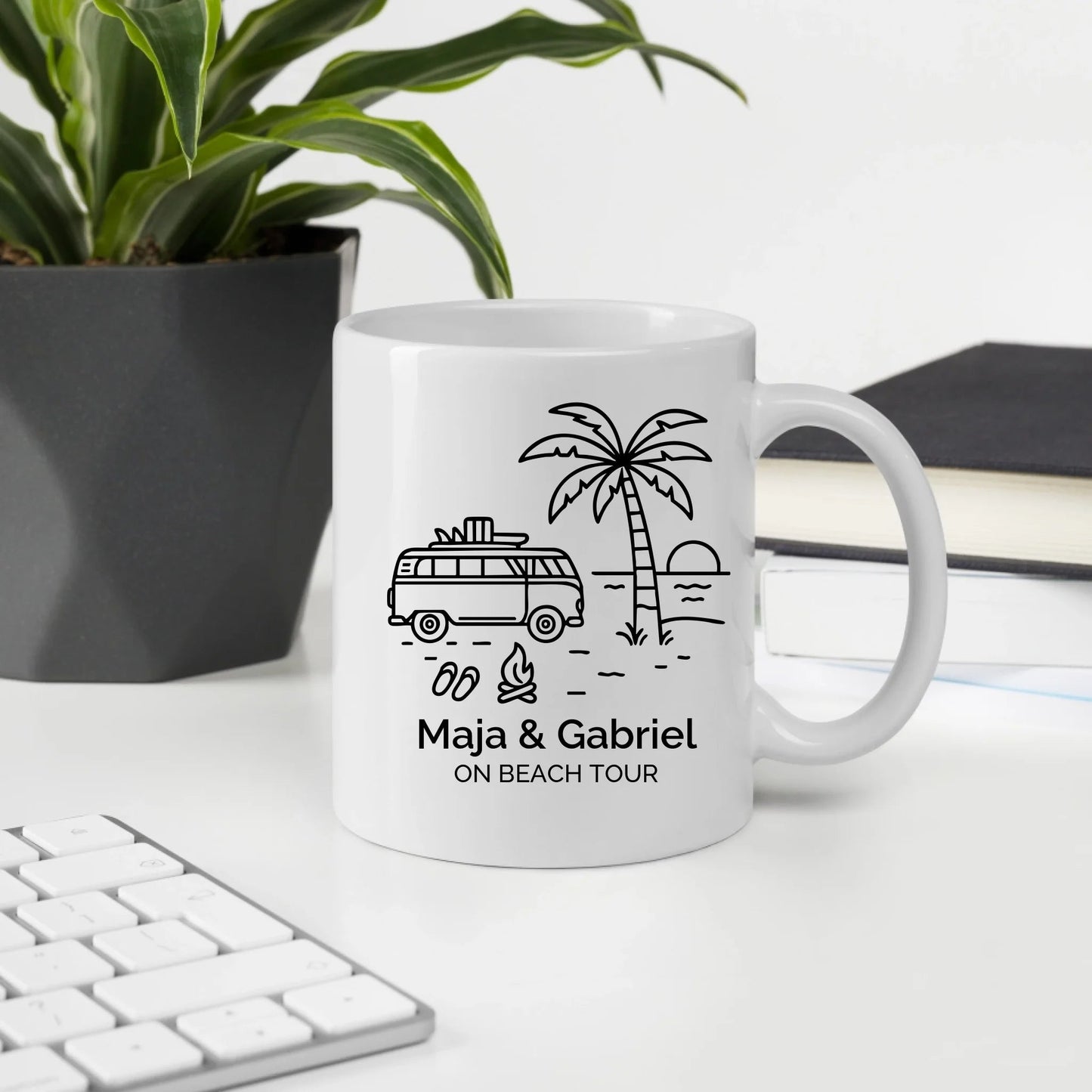 Emaille Camping Tasse Sommerurlaub Little Mathilda Little Mathilda Emaille Tasse