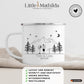 Emaille Camping Tasse Wanderer Little Mathilda Little Mathilda Emaille Tasse