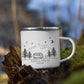 Emaille Camping Tasse Wohnmobil Illustration Little Mathilda Little Mathilda Emaille Tasse