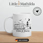 Emaille Camping Tasse Wohnwagen am Meer Little Mathilda Little Mathilda Emaille Tasse