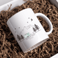 Emaille Tasse "Grüner Hippie" Little Mathilda Little Mathilda Emaille Tasse