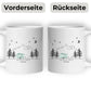 Emaille Tasse "Grüner Hippie" Little Mathilda Little Mathilda Emaille Tasse