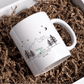 Emaille Tasse "Grüner Hippie" Little Mathilda Little Mathilda Emaille Tasse