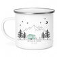 Emaille Tasse "Grüner Hippie" Little Mathilda Little Mathilda Emaille Tasse