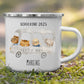 Emaille Tasse Schulkind 2025 - Tierischer Bus Little Mathilda Little Mathilda Emaille Tasse