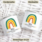 Grüne Regenbogen Emaille Tasse zur Erstkommunion Little Mathilda Little Mathilda Emaille Tasse