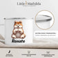 Hundetasse mit Namen Little Mathilda Little Mathilda Emaille Tasse