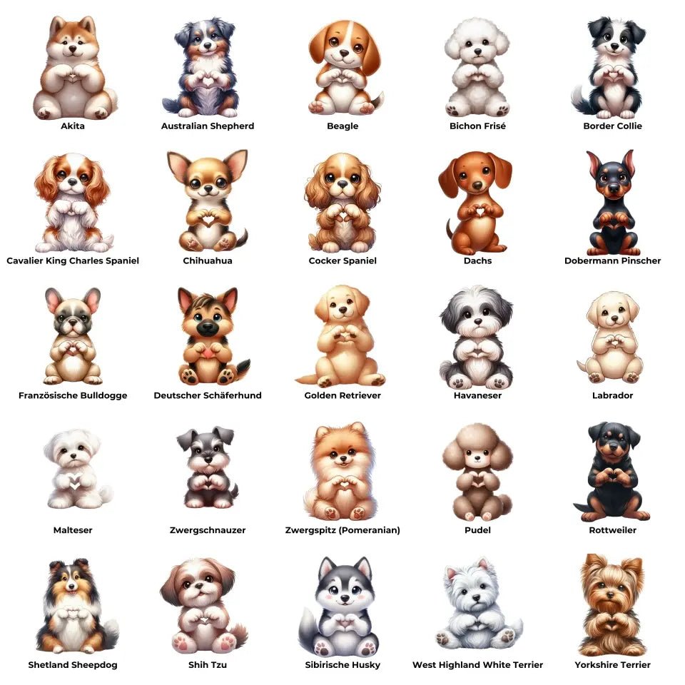 Hundetasse mit Namen Little Mathilda Little Mathilda Emaille Tasse