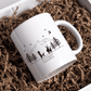 Jägertasse mit Hund und Hirsch Little Mathilda Little Mathilda Emaille Tasse