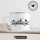 Jäger - und Angler Tasse mit Namen Little Mathilda Little Mathilda Emaille Tasse