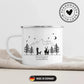 Jägertasse mit Hund und Hirsch Little Mathilda Little Mathilda Emaille Tasse