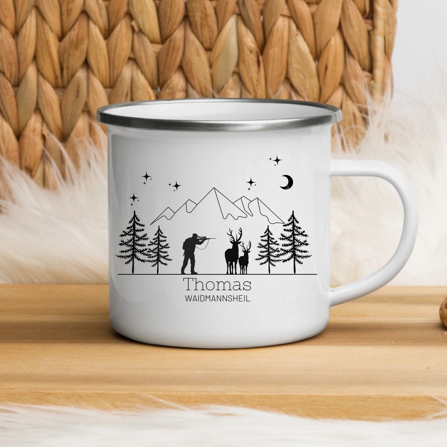 Jägertasse mit Namen Little Mathilda Little Mathilda Emaille Tasse