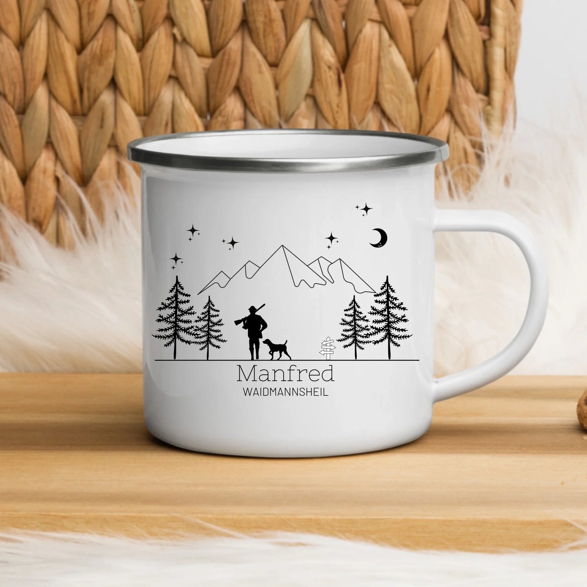 Jägertasse Waidmannsheil Little Mathilda Little Mathilda Emaille Tasse