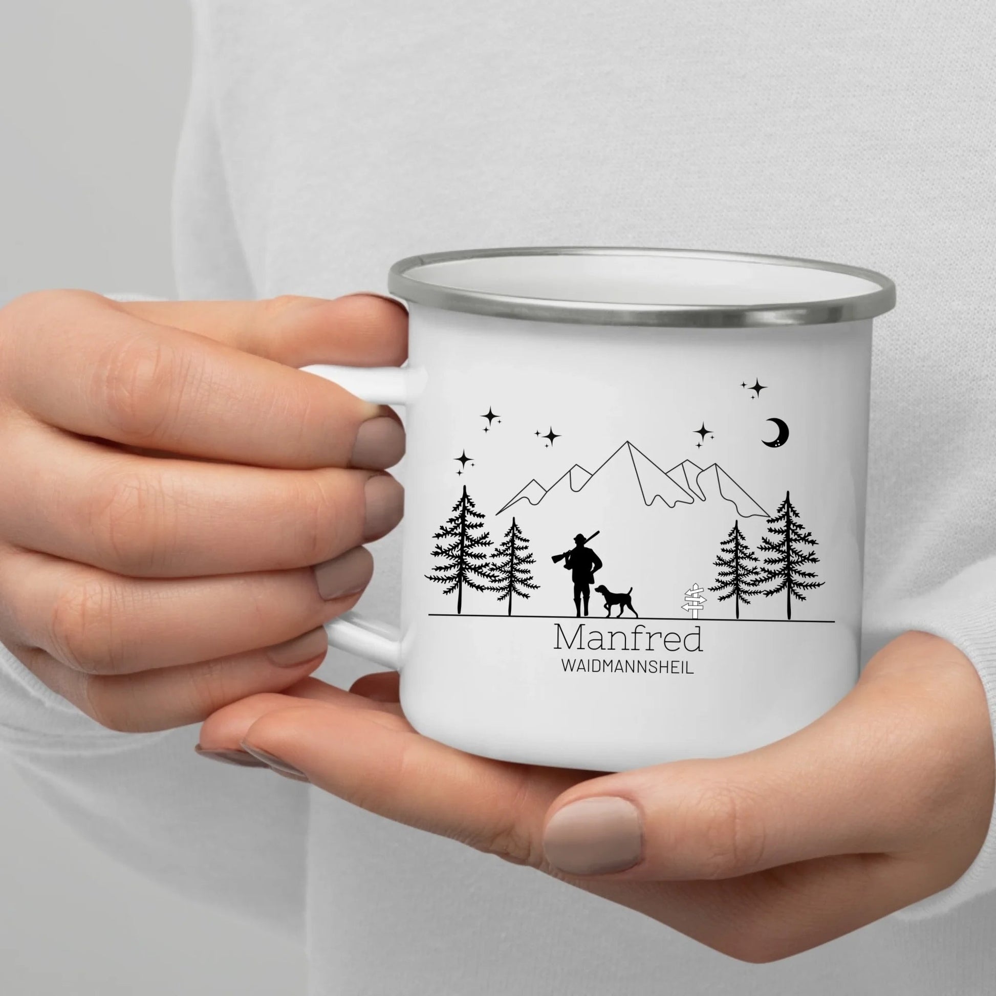 Jägertasse Waidmannsheil Little Mathilda Little Mathilda Emaille Tasse