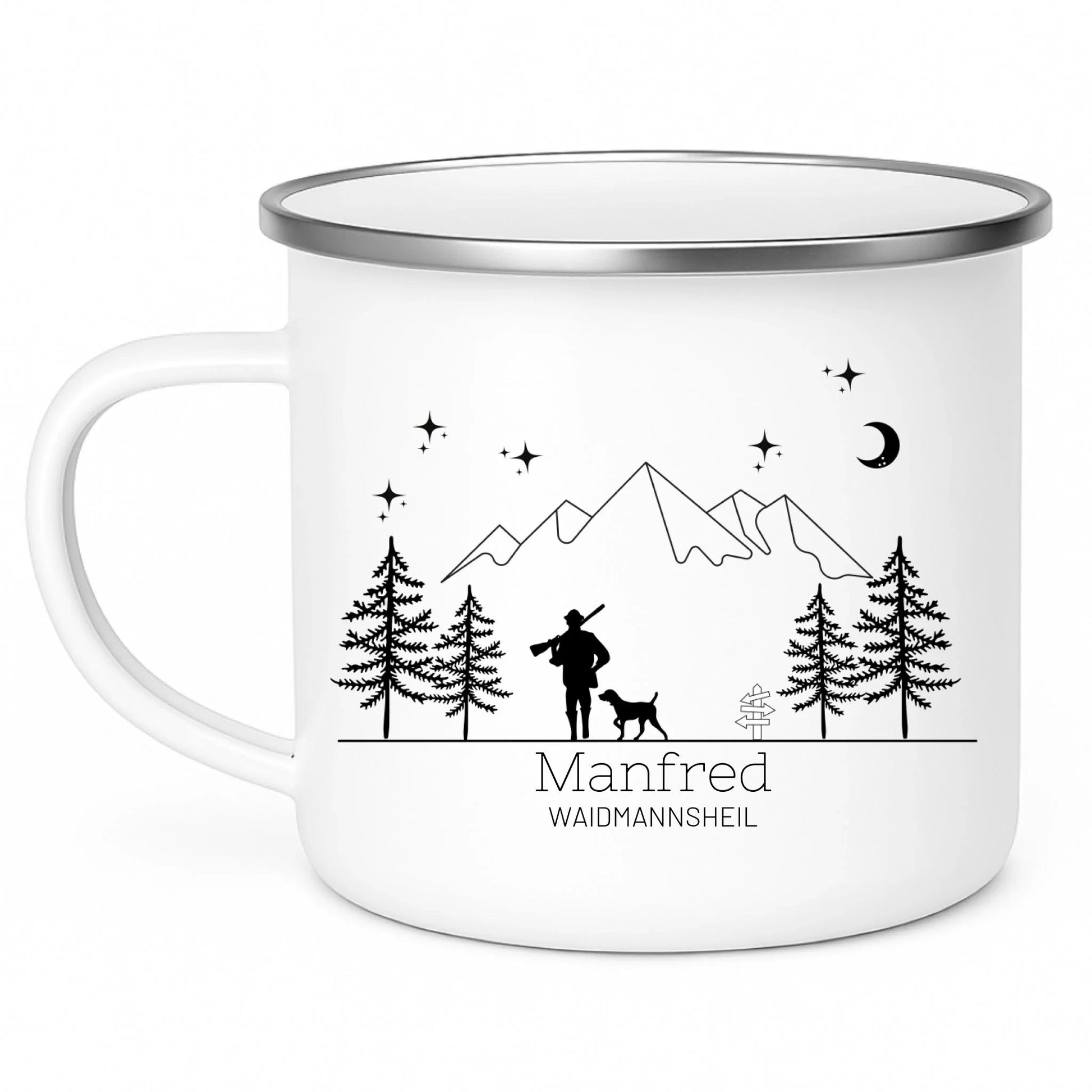 Jägertasse Waidmannsheil Little Mathilda Little Mathilda Emaille Tasse